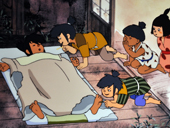 日本昔話　三ねん寝太郎